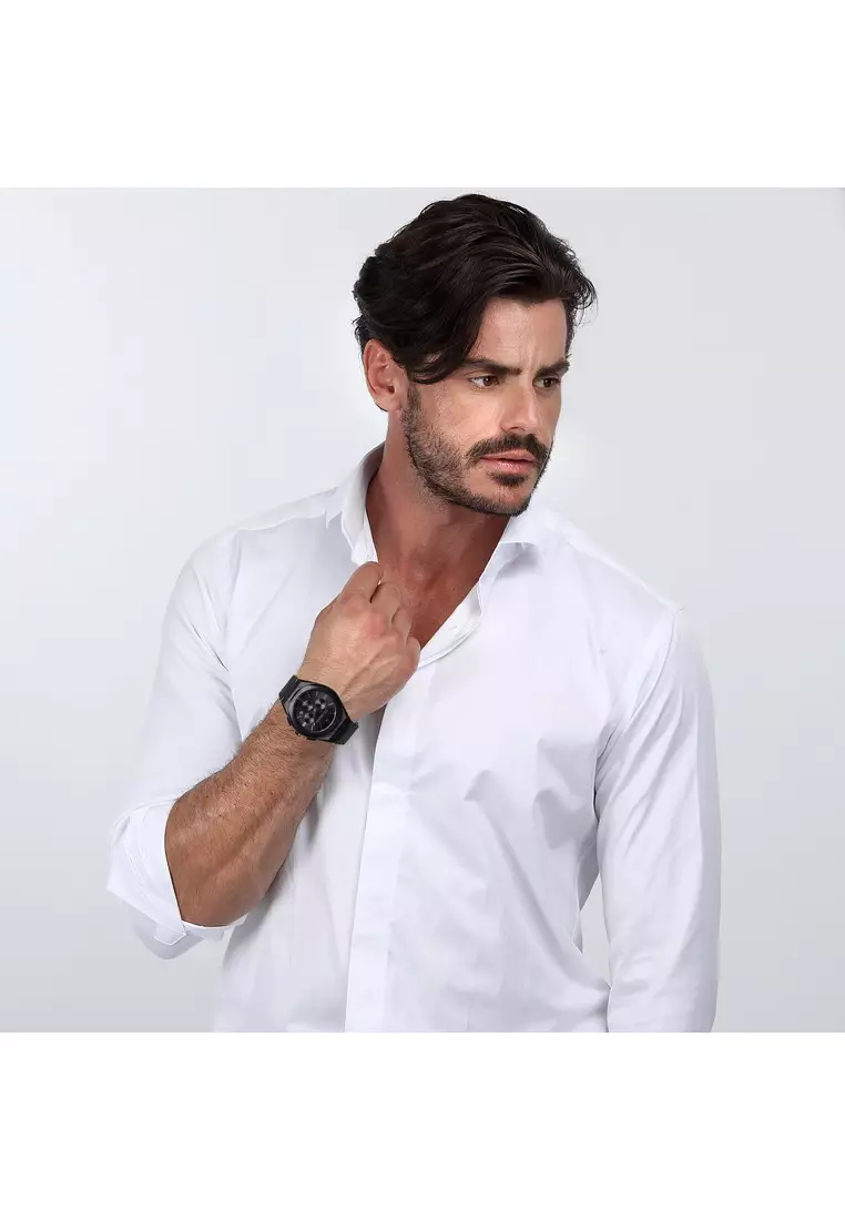 【2 Years Warranty】Trussardi Brink 44mm Men's Quartz Watch Luminous Hands R2453156002 Japan Movement