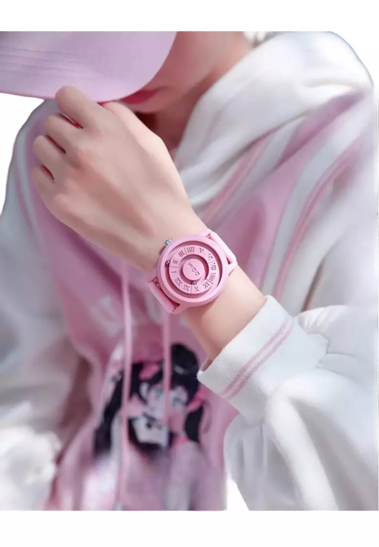 Pink waterproof watch shop