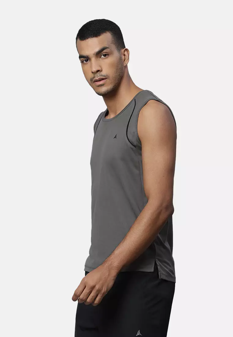 Men's Grey Hydrate Training/ Workout Tank Top