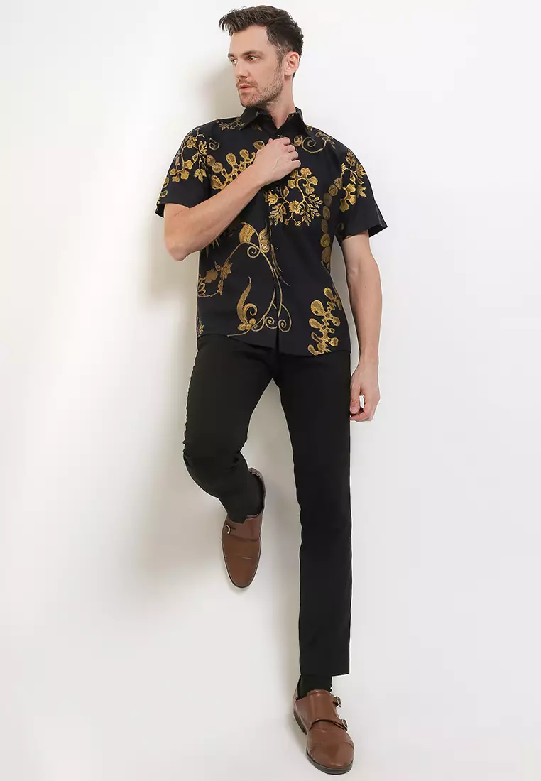 Hem Batik Slim Fit Motif 1