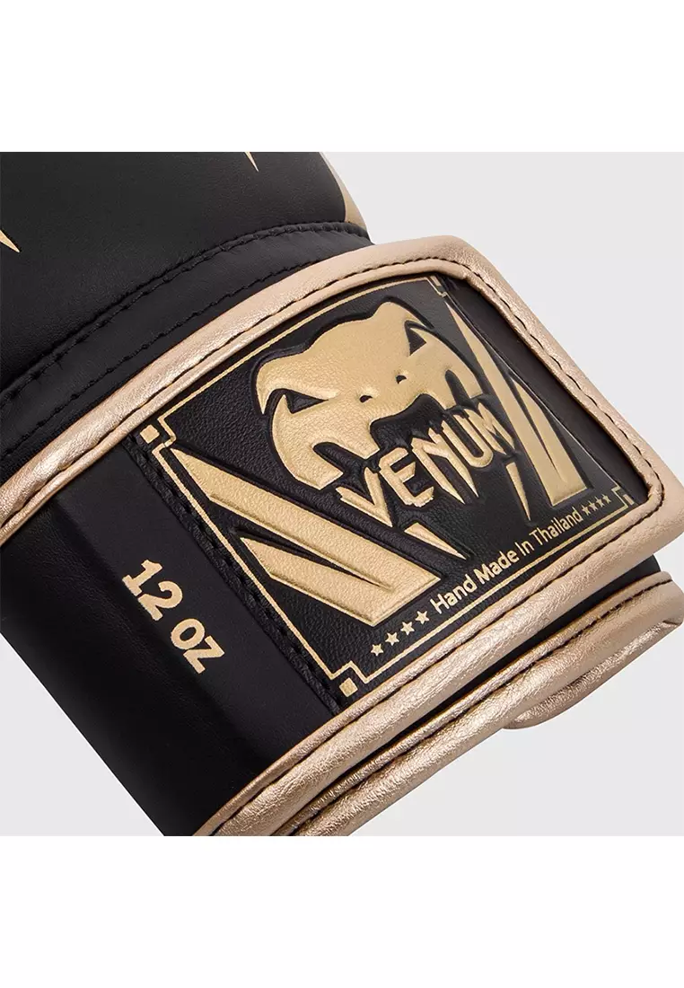Venum Elite Boxing Gloves - Black/Gold