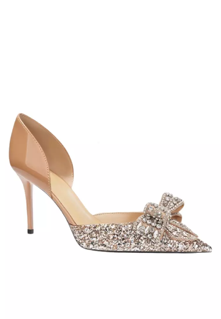 Discount on Twenty Eight Shoes  shoes - SKU: 8cm Bow Pointed D'orsay Wedding Heels Px708-67-1