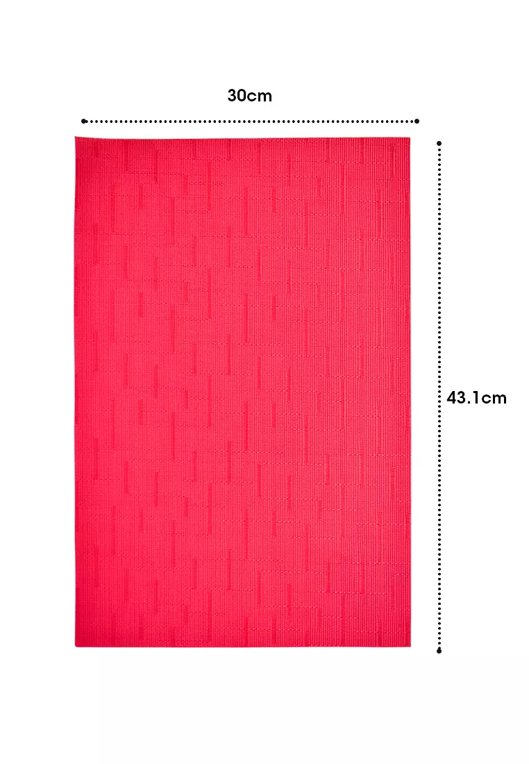 Buy Slique Premium Placemat PVC Woven Dining Table Mat 45x30cm Anti