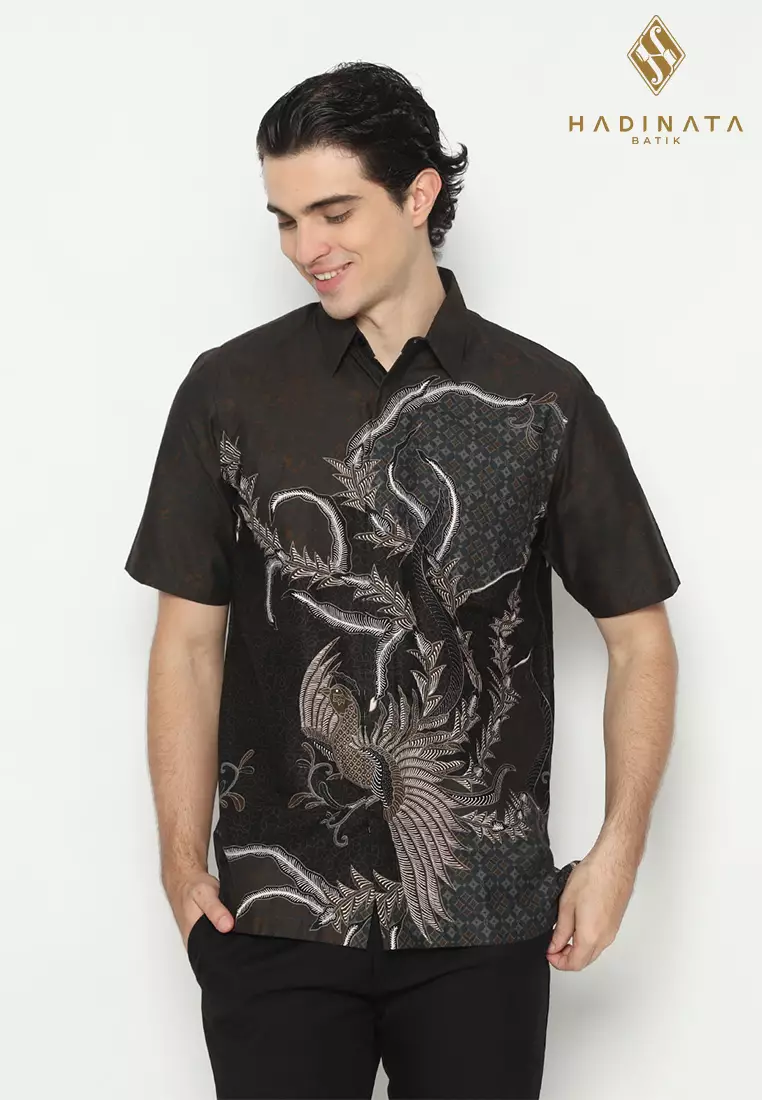 Hadinata Batik Pria Kemeja Pendek Kemal Kiana