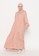 Magic Spell pink Kayy MSD Solid Long Dress MSD091 20839AA57431BCGS_4