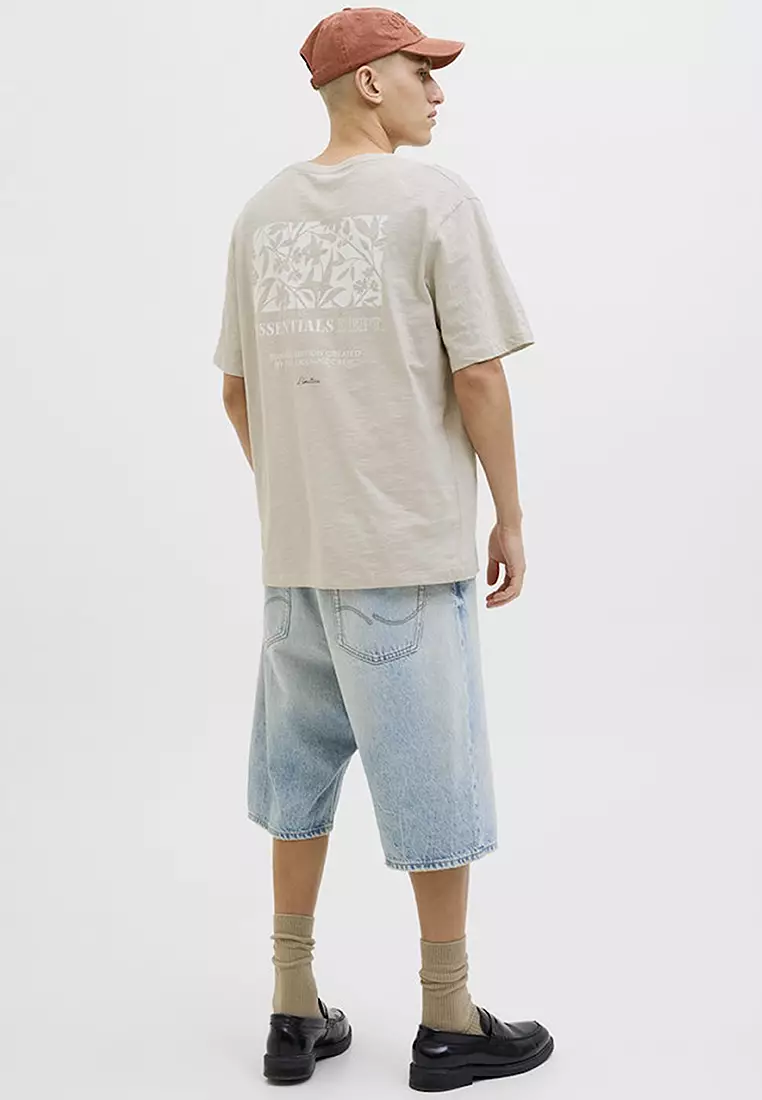 Jeff Monochrome Short Sleeves Crew Neck Tee