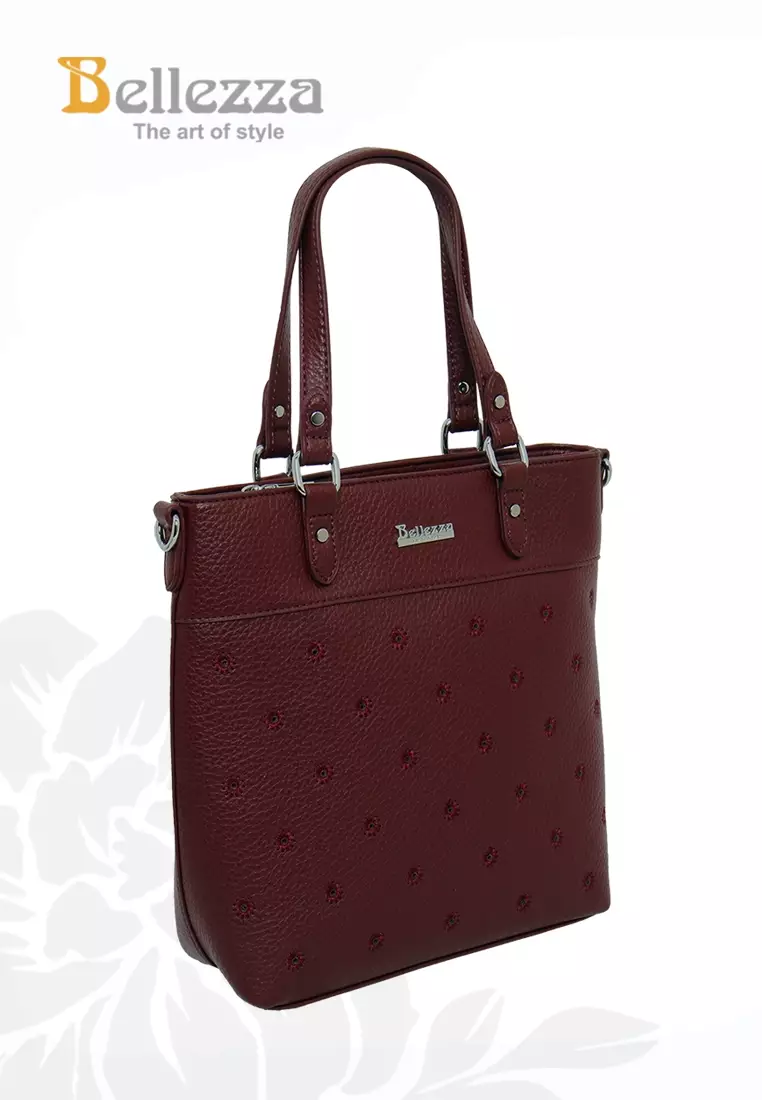 Bellezza Handbag CZ243 Red Wine