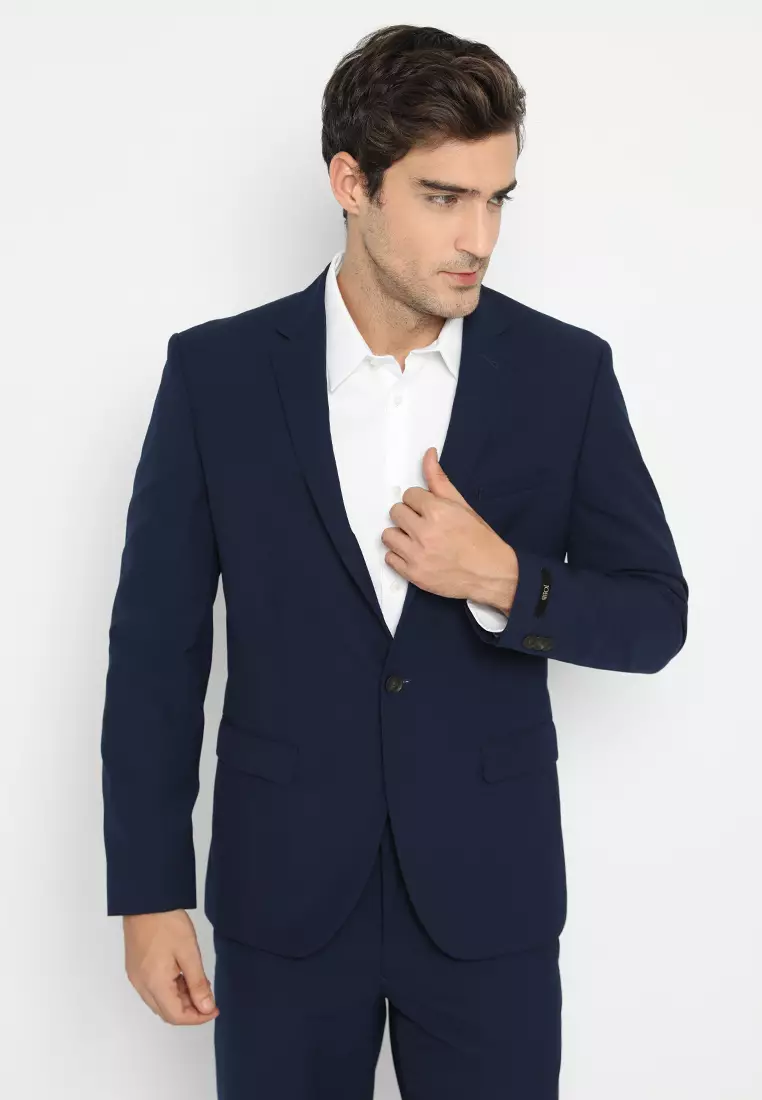 Jobb Camaro-T1 Jas Pria Slim Fit Navy 2023