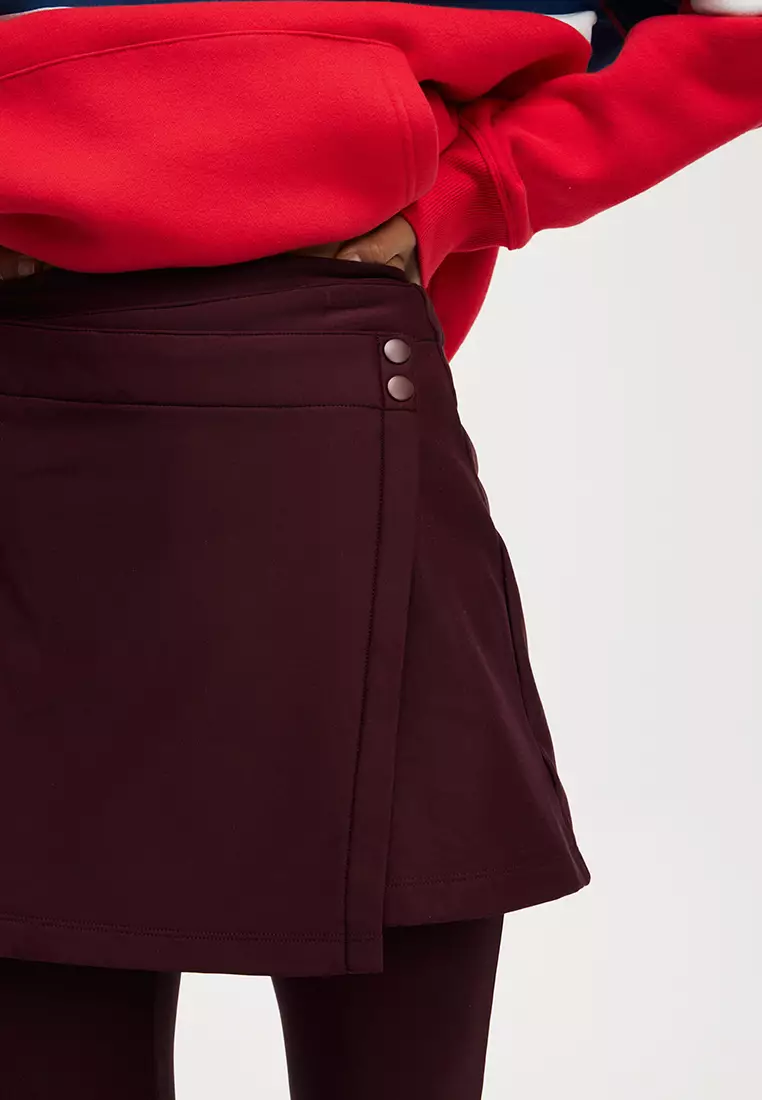 Fleece Lined Wrap Skirt