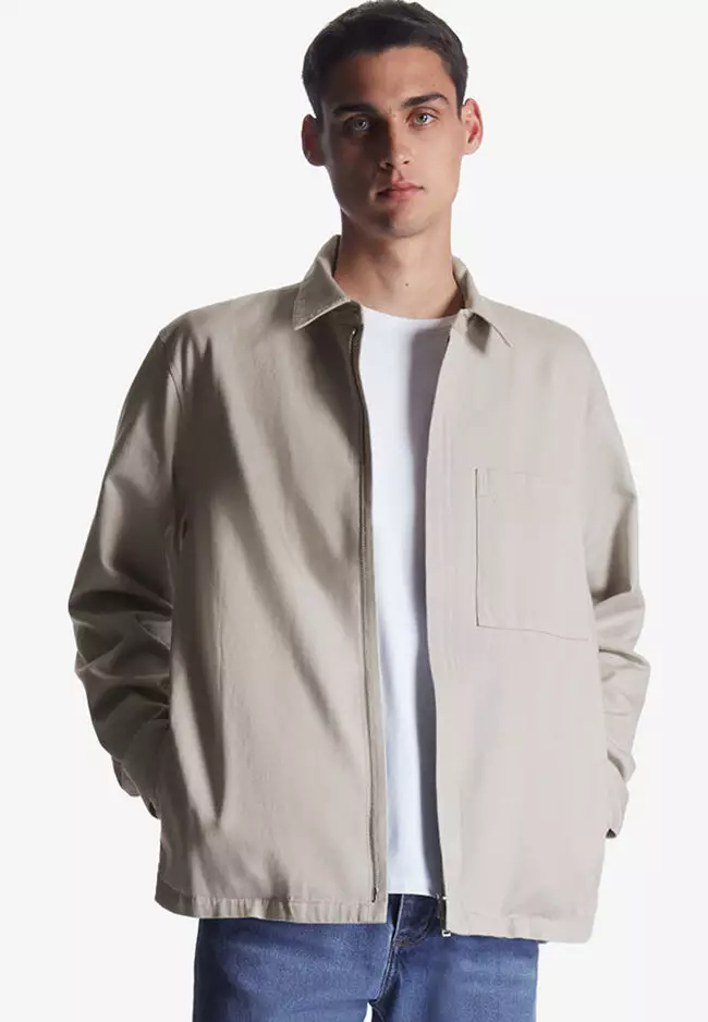 Cos button cheap up shirt jacket