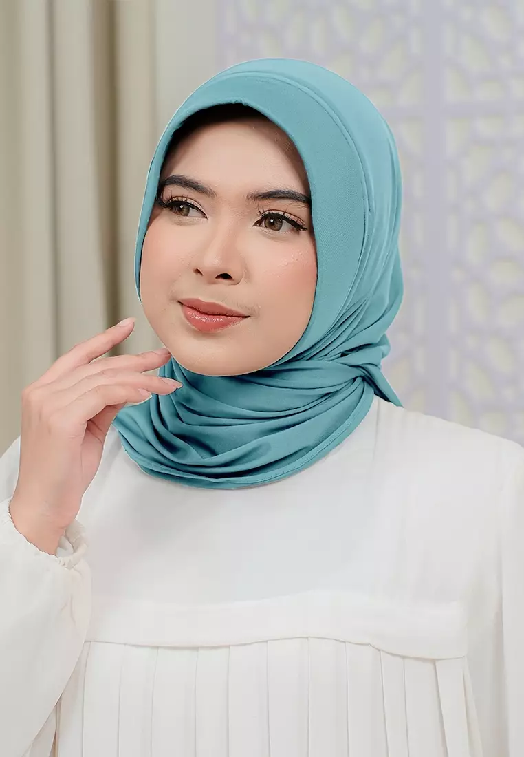 HIJAB INSTAN SOFTPAD AMEENA - SALTED EGG