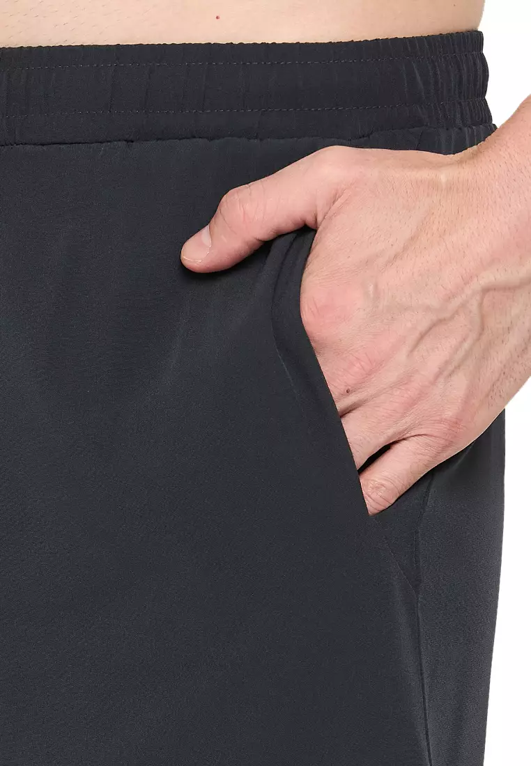 Men's Grey Training/Gym Dual Layer Shorts