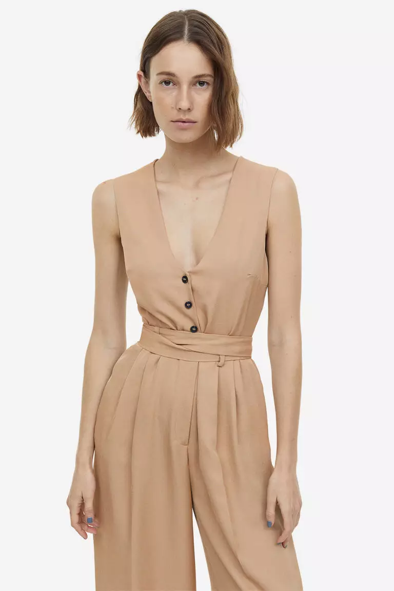 Hm jumpsuit beige online