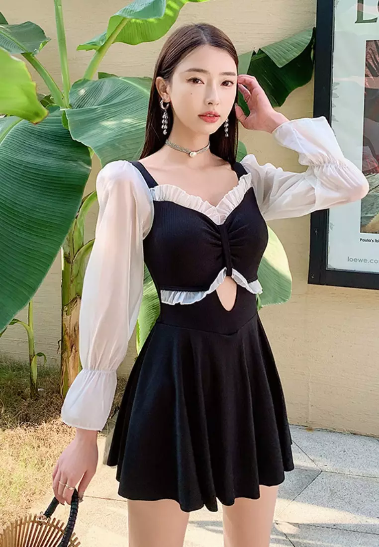 Cute korean top swimsuits
