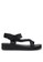 MARKS & SPENCER black Leather Strappy Open Toe Sandals A227DSH7F6191CGS_1