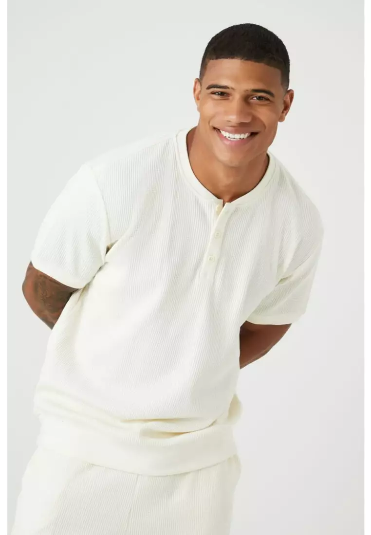 Forever 21 henley top on sale