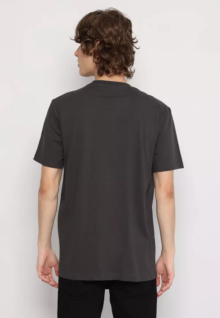 POLICE T-Shirt Cotton Combed Sablon Raster Pria 2073280421