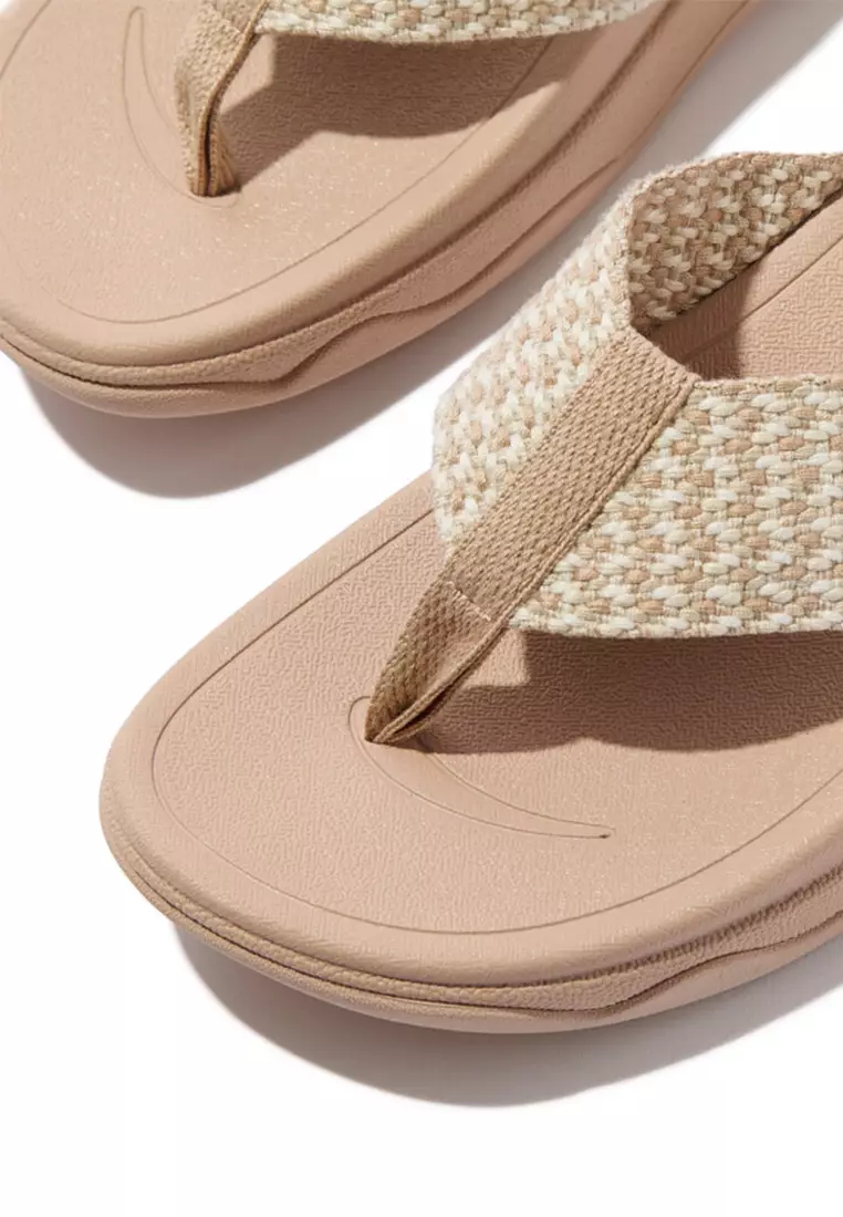Surfa Multi-tone Webbing Toe-post Sandals