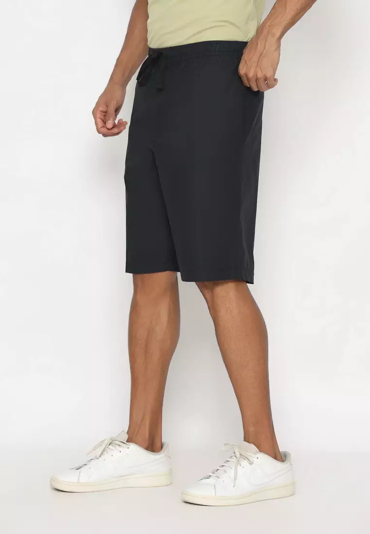 RBJ Celana Pendek Karet Parasut Polos Pria