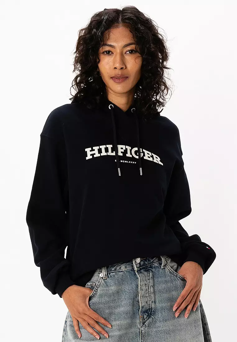 Tommy hilfiger long hoodie online
