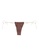 Peppermayo brown Holidae Tie Bikini Bottom 7F538USC9592D3GS_2