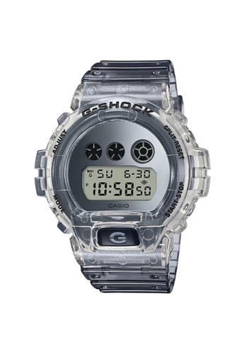G-SHOCK grey Casio G-Shock Men's Digital Watch DW-6900SK-1 Grey Semi-Transparent Resin Band Sports Watch 9CBB1ACFE39C7AGS_1