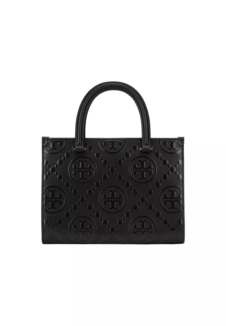 T Monogram Women's Handbag in Black 162013