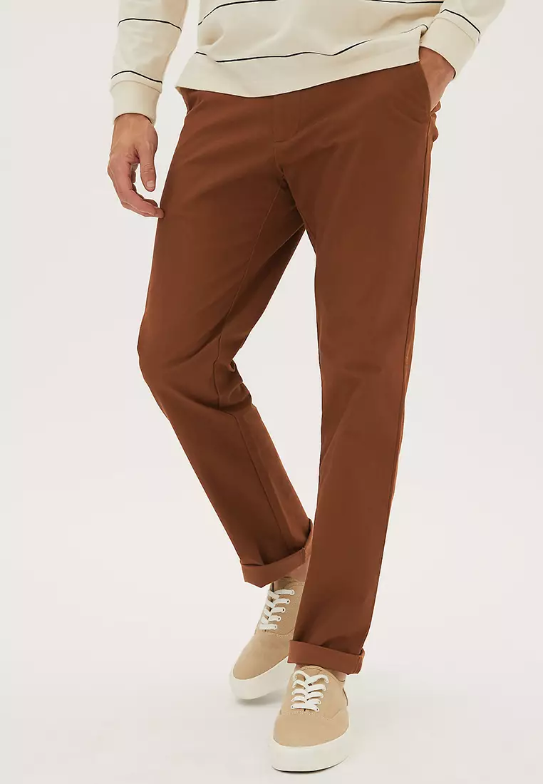 Regular Fit Stretch Chinos