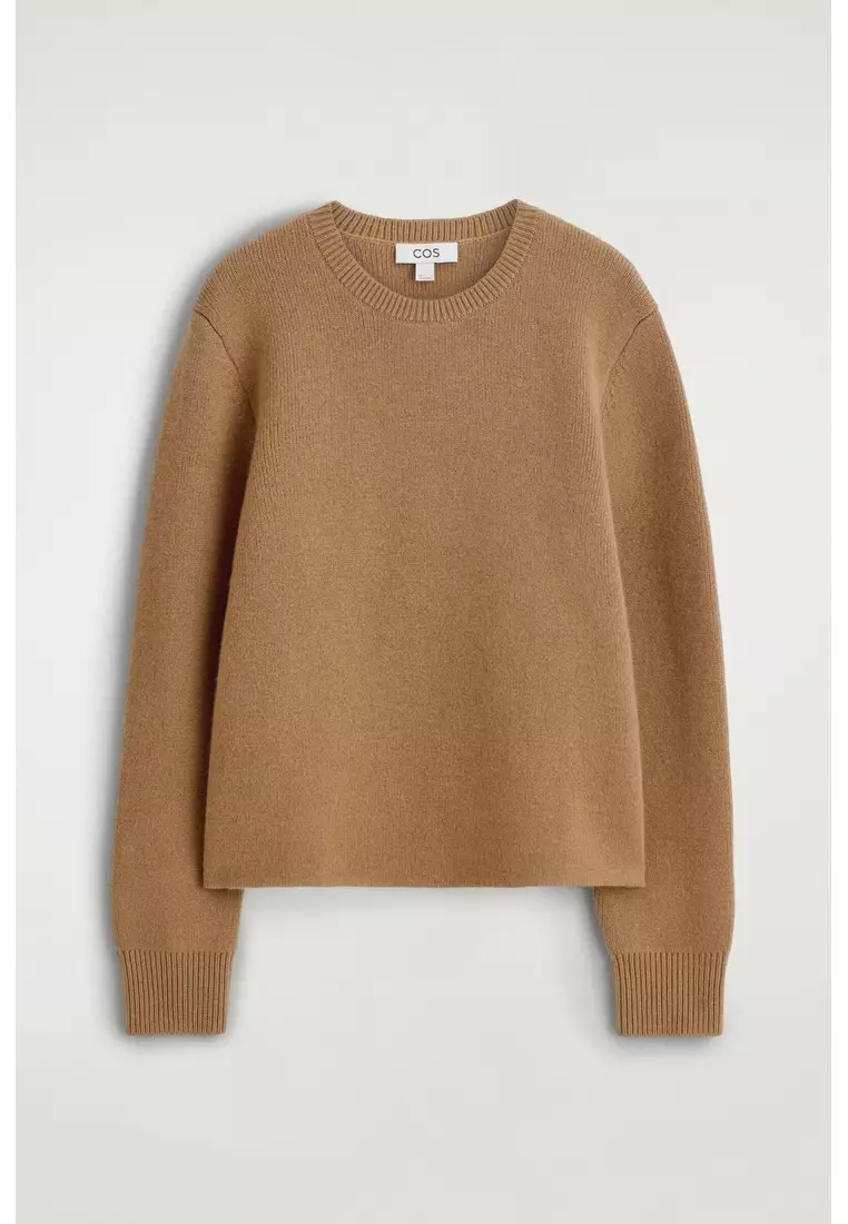 MERINO WOOL CREW-NECK JUMPER