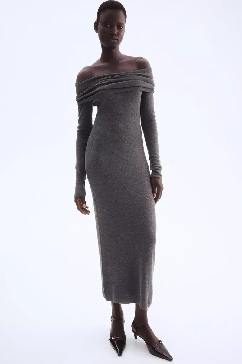 Off-the-shoulder dress