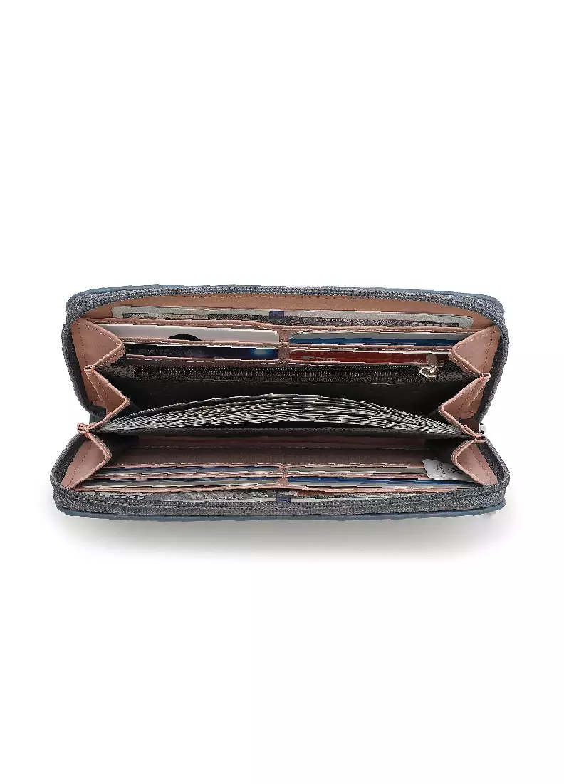 Women's Long Purse / Wallet - Blue