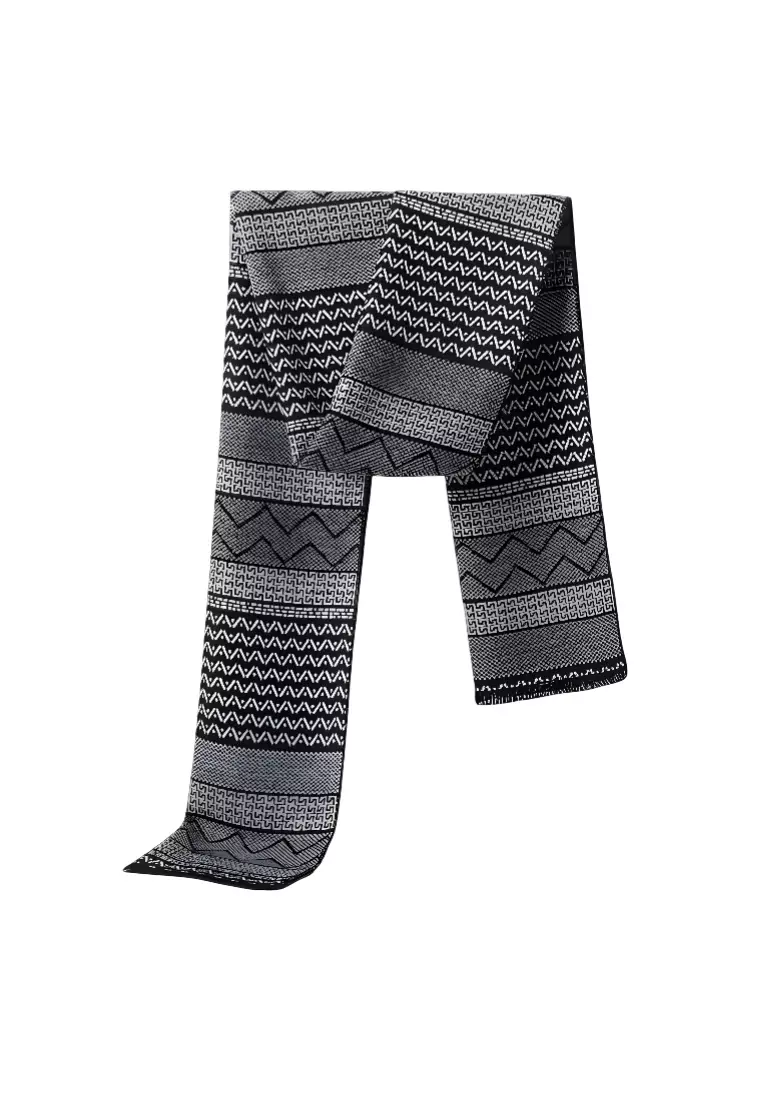 Men's Warm Scarf for Autumn and Winter - Thick Korean Style Long, Versatile Scarf