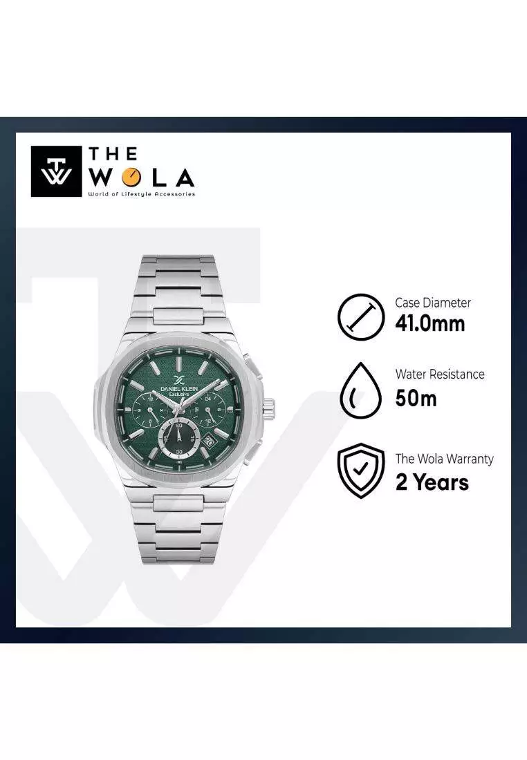 Exclusive Men's Analog Watch Silver Stainless Steel DK.1.14082-4