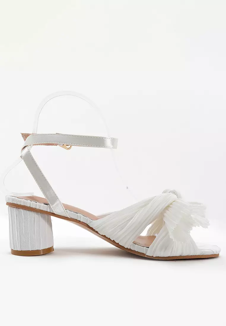 5CM Bowknot Strap Mid Heel Sandals WTY1199-1