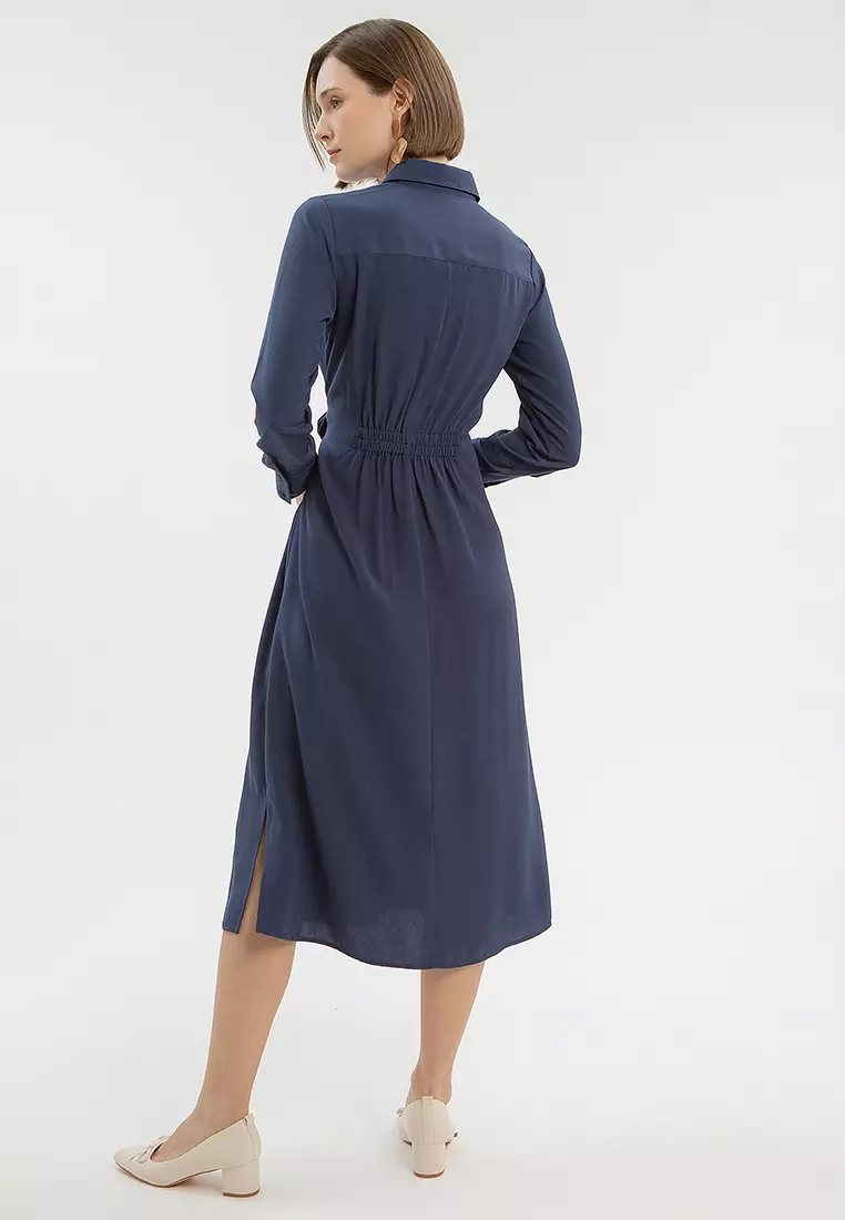 Minimal Skylar Dress Insignia Blue