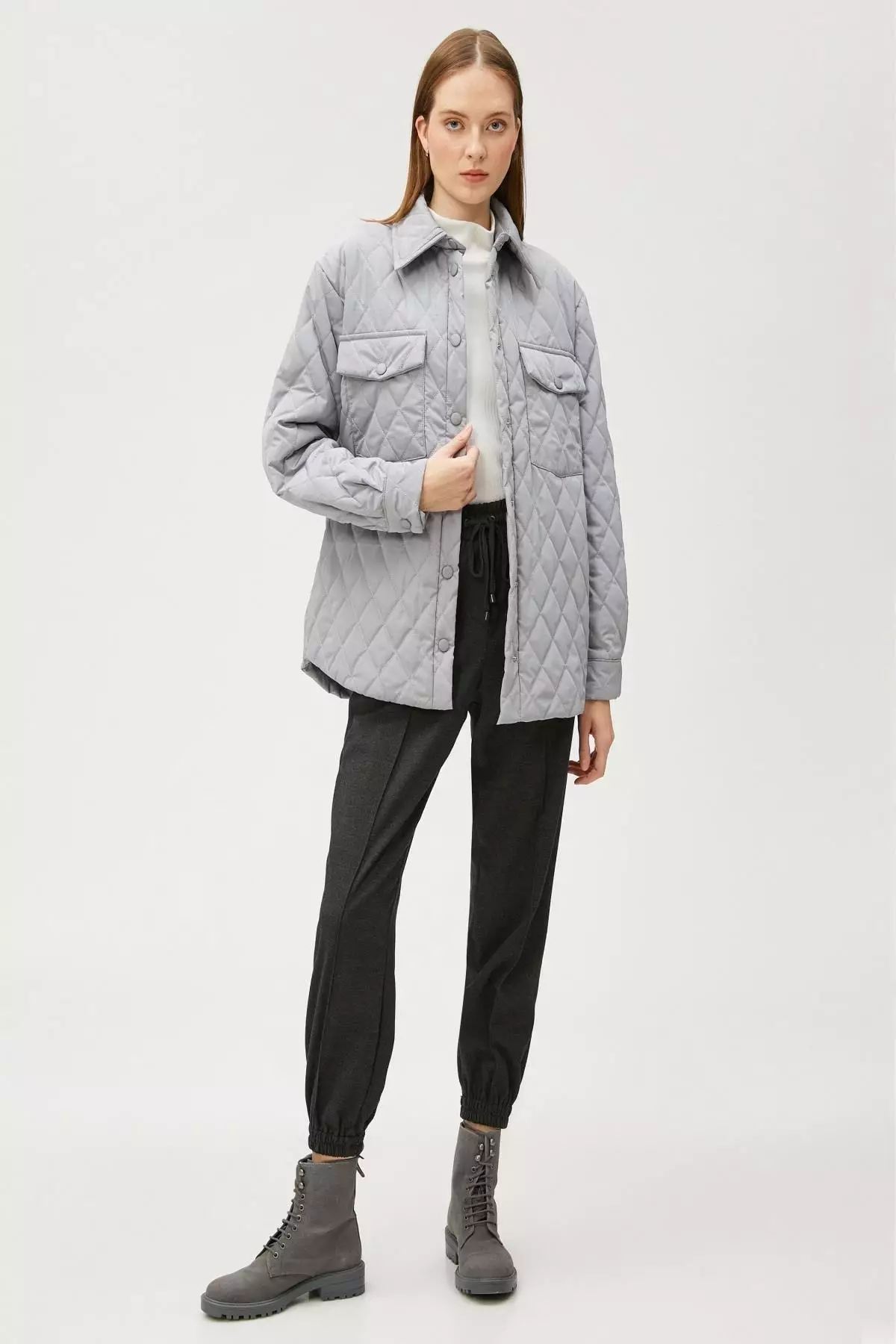 KOTON Quilted Jacket ZALORA