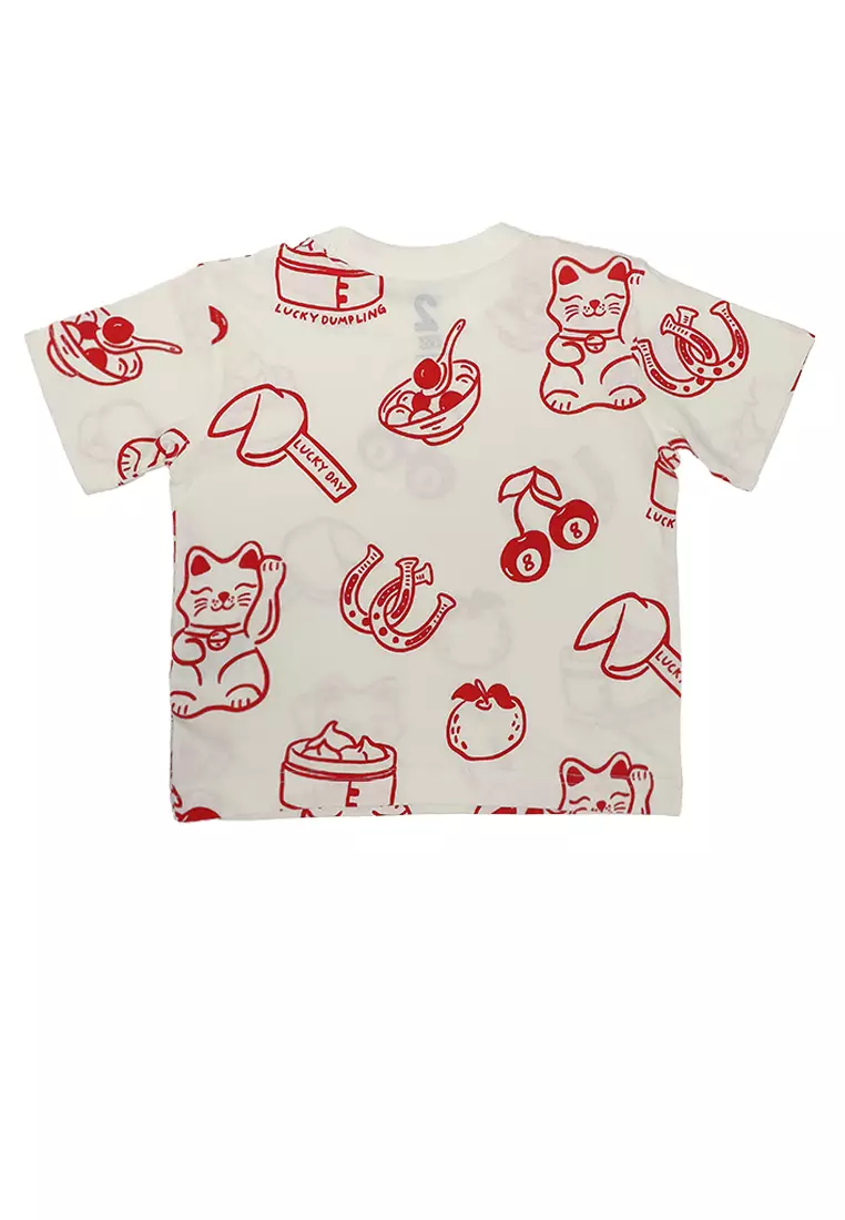 Jonny Short Sleeves Graphic Print Tee