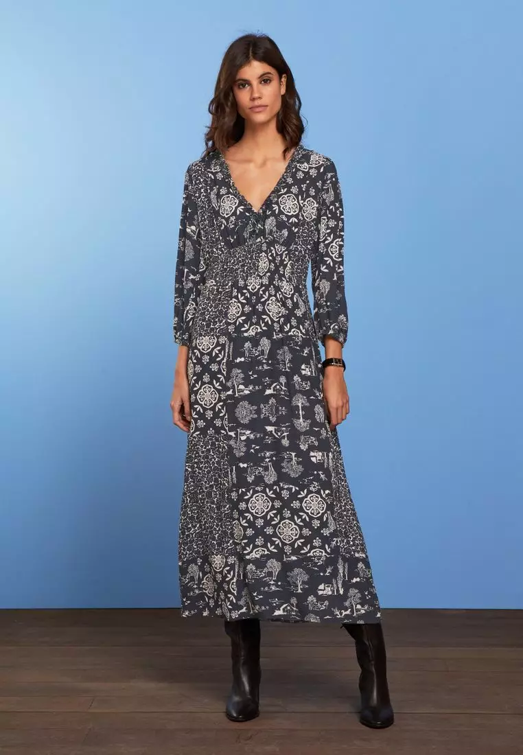 NEXT 3 4 Sleeve Midi Dress 2024 Buy NEXT Online ZALORA Hong Kong