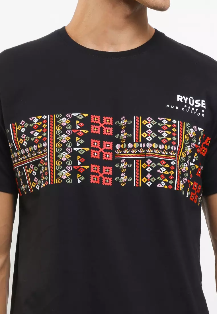 Ryusei Tshirt Tsuruoka Black
