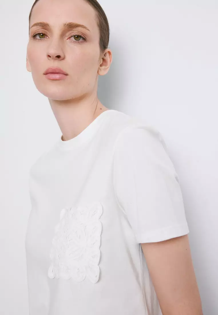 Embroidered Cotton T-Shirt