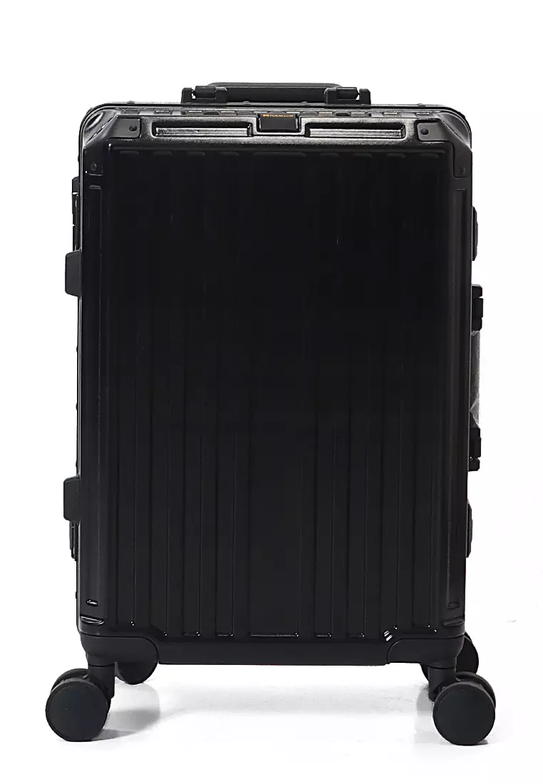 Belinda Koper Hardcase Size 20 Inch Suitcase Unisex TSA Lock Material Polycarbonate ORIGINAL - Black