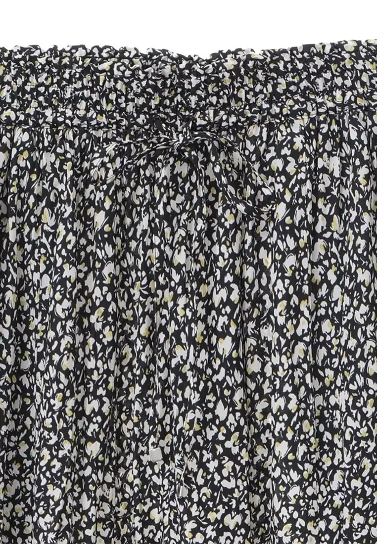 Green Parks - Oshibe Pattern Wide Pants