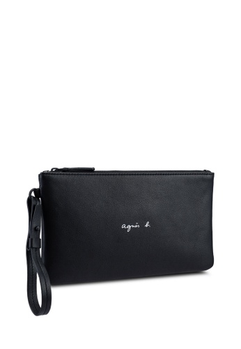 Buy Agnes B Logo Makeup Purse Online On Zalora Singapore