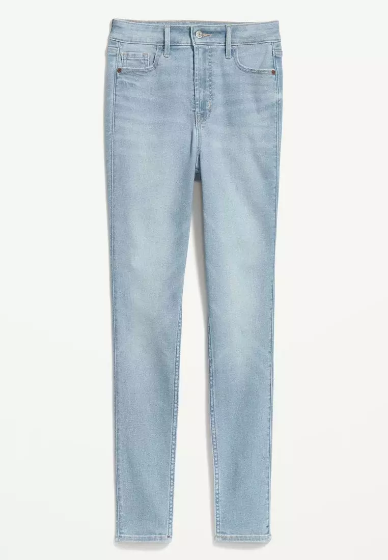 Extra High-Waisted Rockstar 360° Stretch Super-Skinny Ankle Jeans for Women