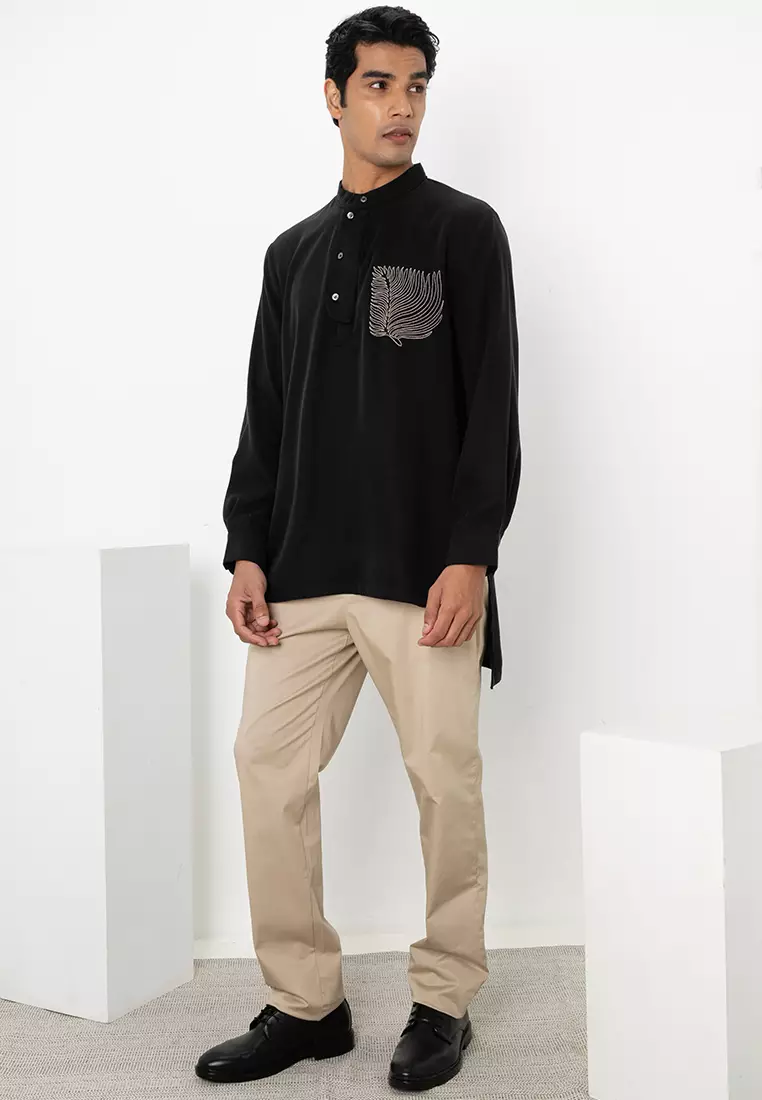 Rafa' Elongated Shirt - Tencel Cotton
