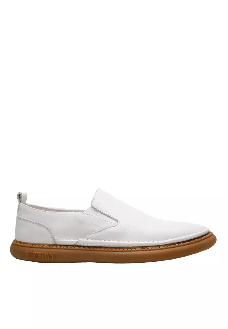 Discount on Twenty Eight Shoes  shoes - SKU: VANSA Top Layer Cowhide Slip-on Loafer  VSM-C0861