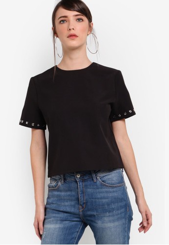 Collection Boxy Top With Studs