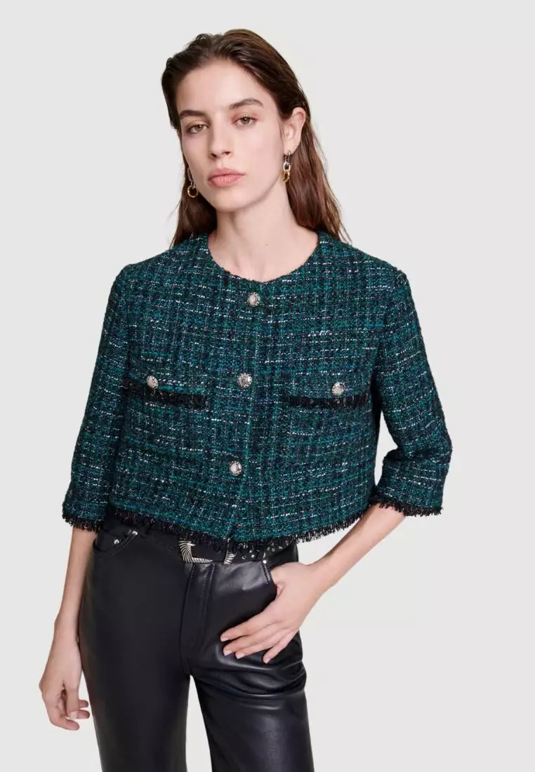 Short tweed jacket