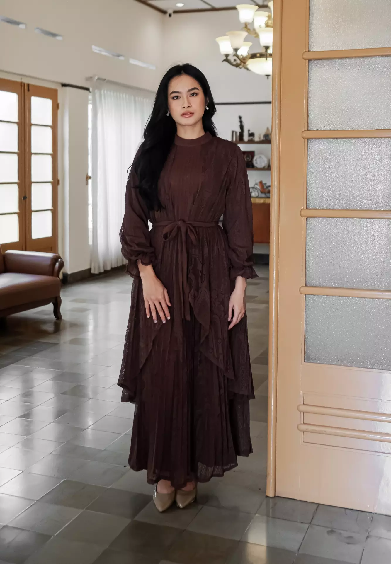 Lysandra Dress - Chocolate