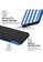 Polar Polar blue Blue Stripe Samsung Galaxy S22 Plus 5G Dual-Layer Protective Phone Case (Glossy) 0723EACCFFDDD4GS_5